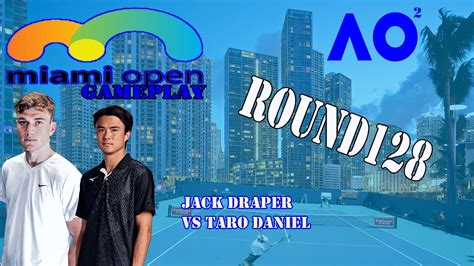 jack draper vs taro daniel|Jack Draper vs. Taro Daniel Miami 2024 Round of 128.